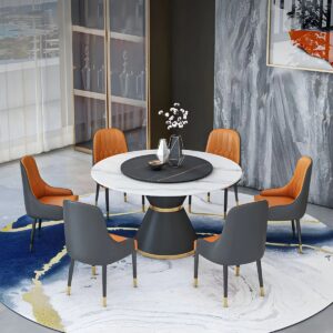Marbella Luxe Marble Dining Set