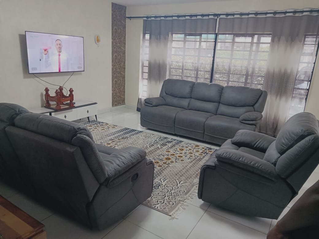 rec 02 large Grey Recliner Sofa