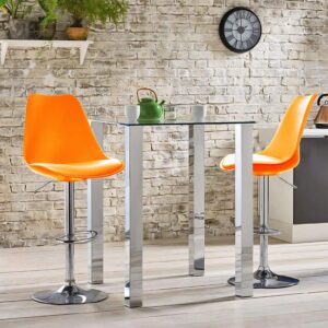 Neon Bar Stool - Orange