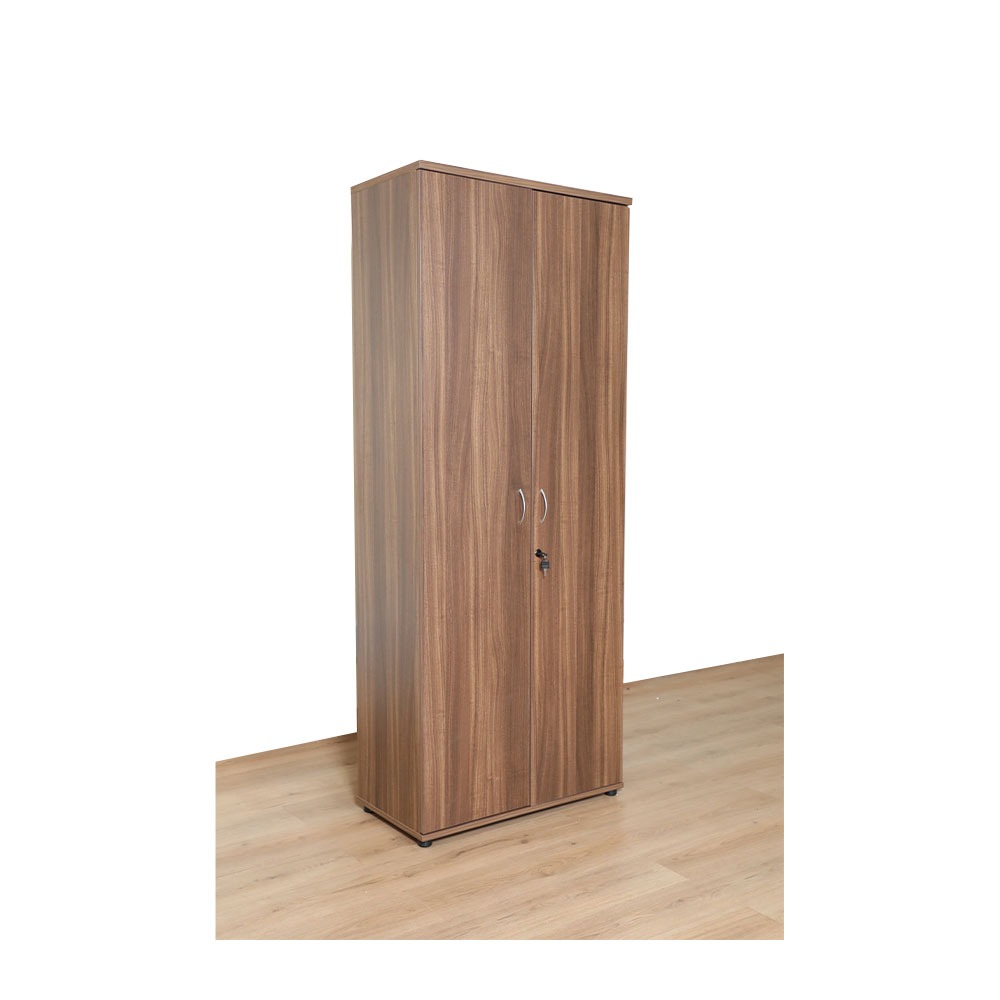 Office-2-Door-Cabinet-Walnut-DG-198WC-1 2 Door Wooden Filing Cabinet