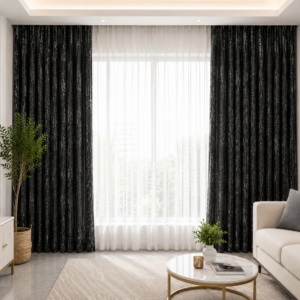 Home midnight elegance curtains